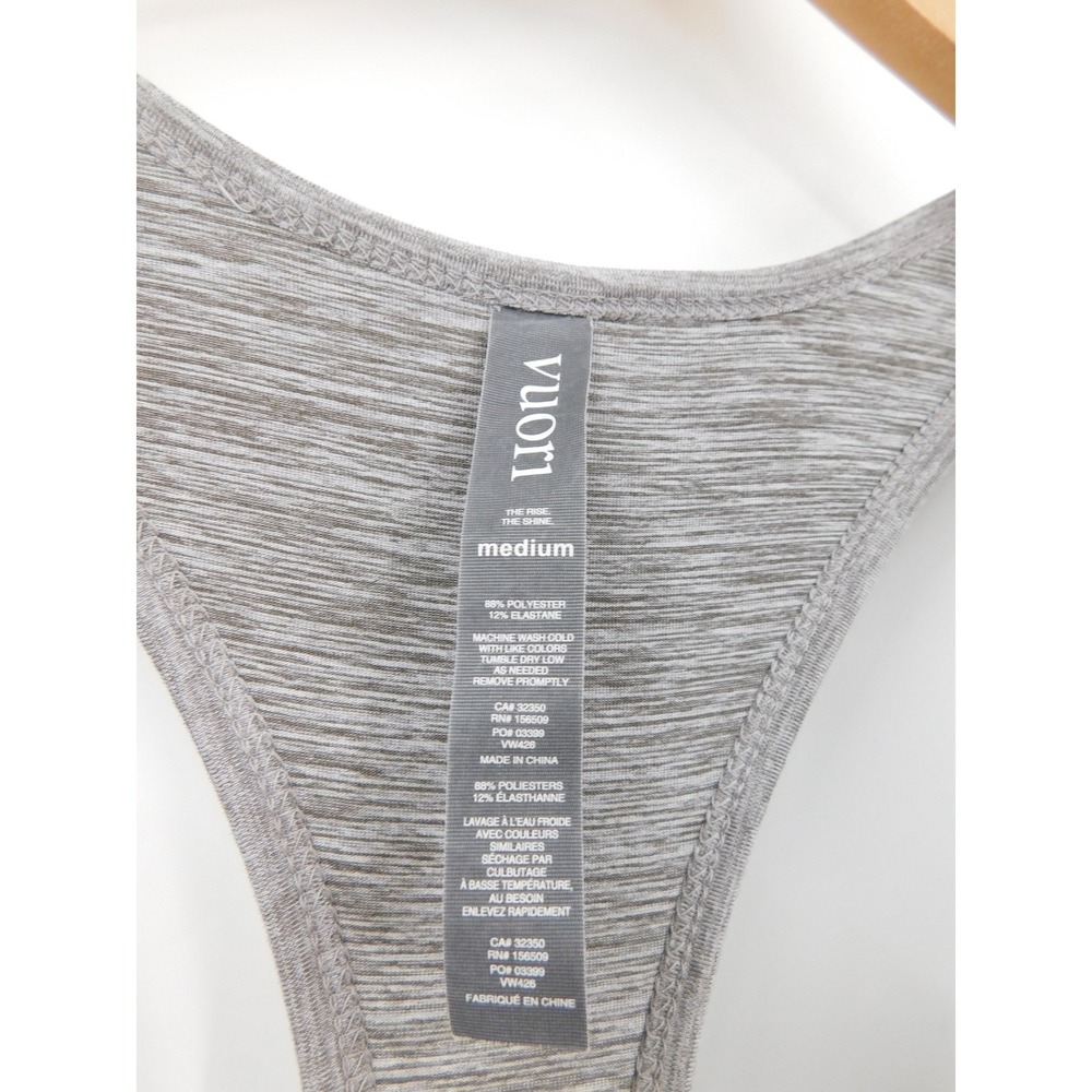 Vuori Lux Harem Jumpsuit Heather Grey Racerback Drawstring VW426 Medium - Picture 5 of 6